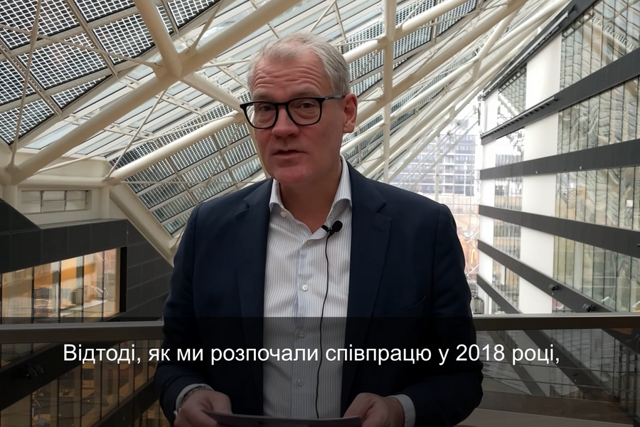 Віце-президент Danish Industry Томас Буструп привітав учасників Ukrainian Employers Annual Meeting 2024